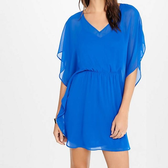 Express blue dress(small) - Picture 2 of 5